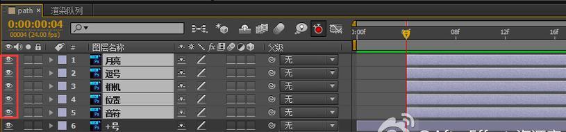 如何在Adobe After Effects中快速显示关键帧？快捷键是什么？  第2张